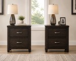 Dark Wood Bedroom Set - Image 2