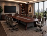 Executive Walnut Conference Table