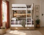 Wright Bunk Bed with Storage Drawers & Shelving