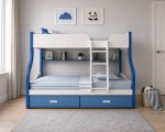 Wright Bunk Bed with Storage Drawers & Shelving - Image 3