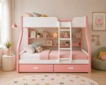 Wright Bunk Bed with Storage Drawers & Shelving - Image 2